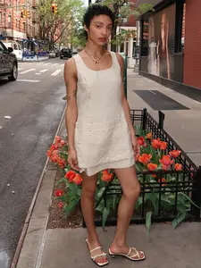 Jade Dress in Sand