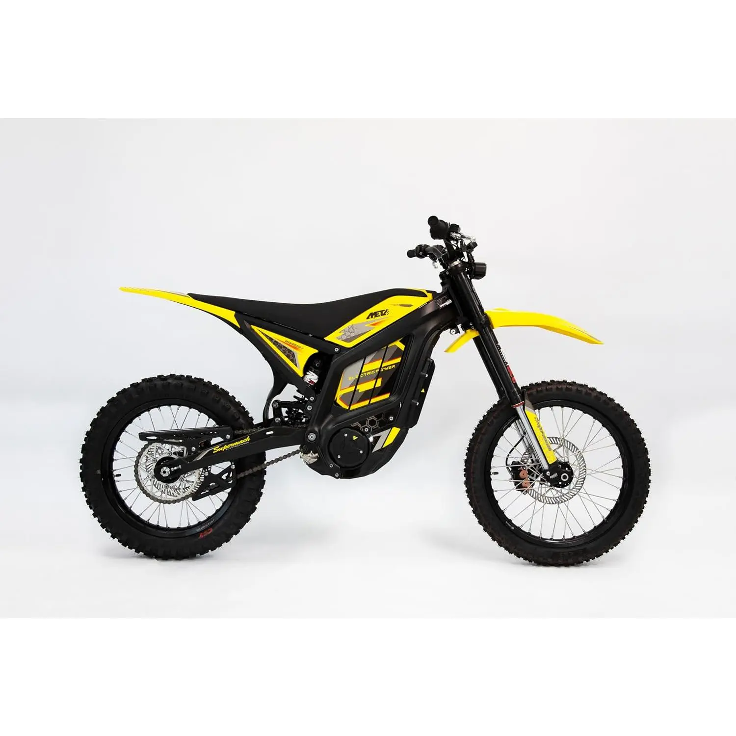 Supermach SM01 6000 META Electric Bike, IP67 Waterproof, 3Hr Charge, Yellow