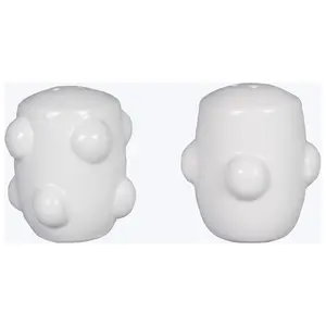 Young's Inc 2-Piece Hobnob Ceramic Salt and Pepper Shaker Set