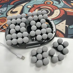 Handheld Massage Gun - 42 Massage Heads, Multi-Functional USB Rechargeable Device with Storage Case, Ideal Gift for Friends and Family (Includes Resistance Bands)