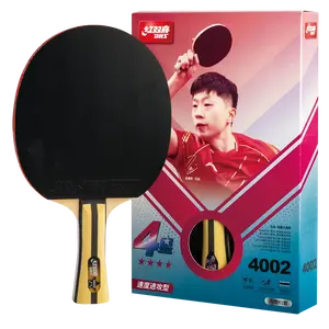 DHS Table Tennis Racket 4002, Ping Pong Paddle, Table Tennis Racquets - Shakehand with LANDSON Rubber Protector