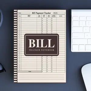 Financial Wellness Planner - Bill Payment Organizer Notebook for Monthly Budgeting, Expense Monitoring & Money Management - Ideal for Home Use