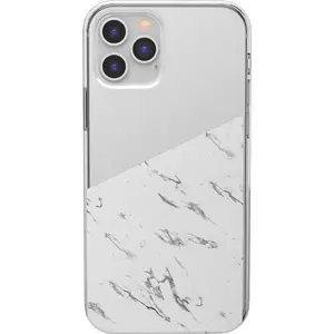 Let's Split | Half White Clear Marble Case