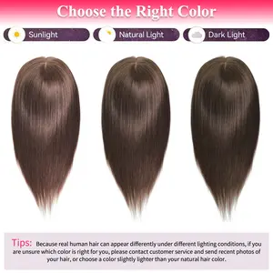 【Don't Buy, WX Gift-Style recommendation service】For the color and size selection of hair topper, for the uncertain buyers, you can contact customer service to help choose the right style.【 can directly contact customer service or homepage after-sales】