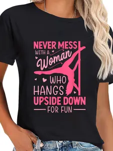 100% Cotton Pole Dance Fitness Coreography Dance Funny Pole Dancing T-Shirt
