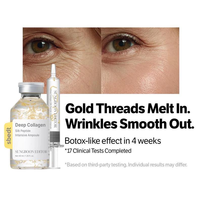 Silk Lifting Peptide Ampoule | Wrinkle Care | Face-Lift at Home serum with Peptides & Deep Collagen | Plumping, Smooth, Anti aging Korean Skincare (30ml)