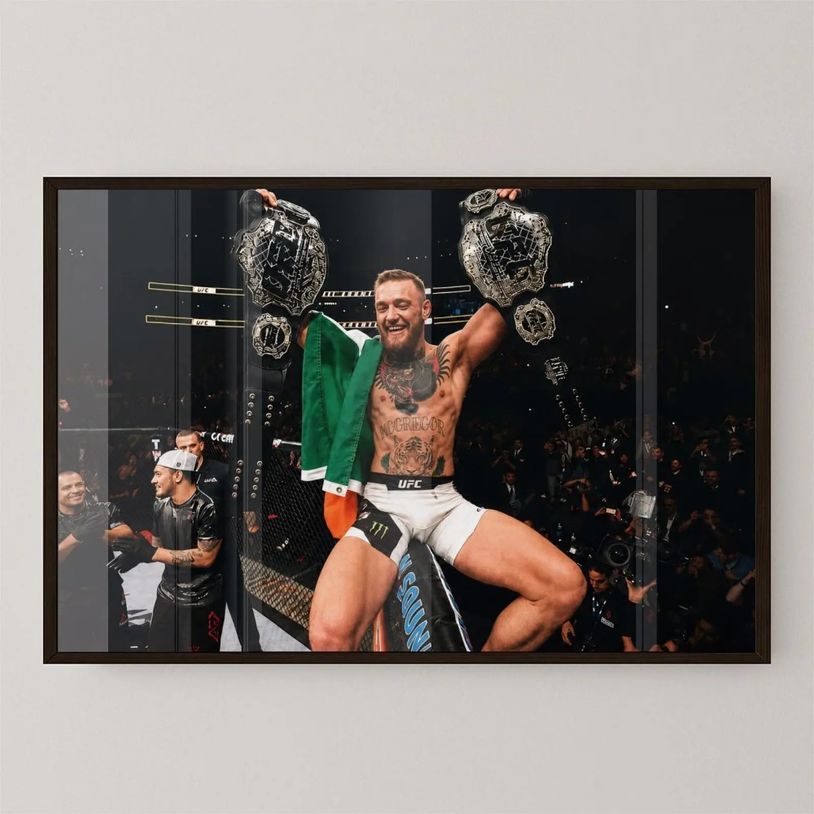Conor McGregor Boxing Poster Print - MMA Champion Athletic Home Wall Art, Wall Picture Decor, Cool Room Decor Gift for Man Cave, Office