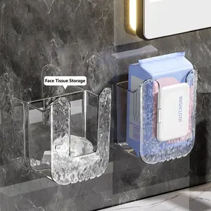 Wall-Mounted Wet Wipe Dispenser, Heavy-Duty Adhesive Holder for Bathroom, Daycare, Camping, Wide Opening, Mother's Day Gift Set