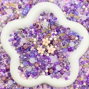 Lilac Kiss  -  Seed Beads for DIY Jewelry & Crafts – 2/3/4/6/8mm Glass Beads | High-Quality Beading Supplies