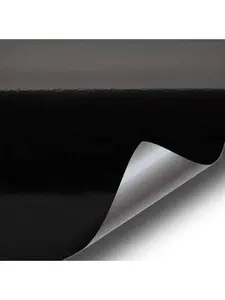 Black High Gloss Realistic -Like Microfinish Vinyl Wrap Roll XPO Air Release Technology (2ft x 5ft)