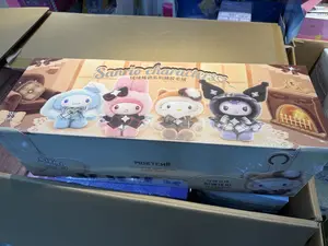 Rumi "Fluffy Plaid" Series Mystery Plush Blind Box - Vinyl Face & Soft Fur Bag Charm - Kawaii Kuromi My Melody Cinnamoroll Figure - Aesthetic Y2K Gift