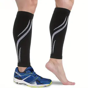 1 Pair of Compression Calves Sleeves for Both Men and Women - for Running, Traveling, Breastfeeding, Cycling