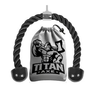 Single Head/double Head Rope Puller with 21-day Exercise Clock & Drawstring Bag, Home Gym Equipment, Fitness Equipment Accessories, Exercise Machine Accessories