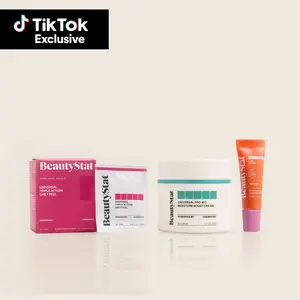 The Lexi Edit: Hydrate & Illuminate Bundle - Includes Universal Pro Bio Moisture Boost Cream, Universal Daily Peel, and Vitamin C Lip Serum