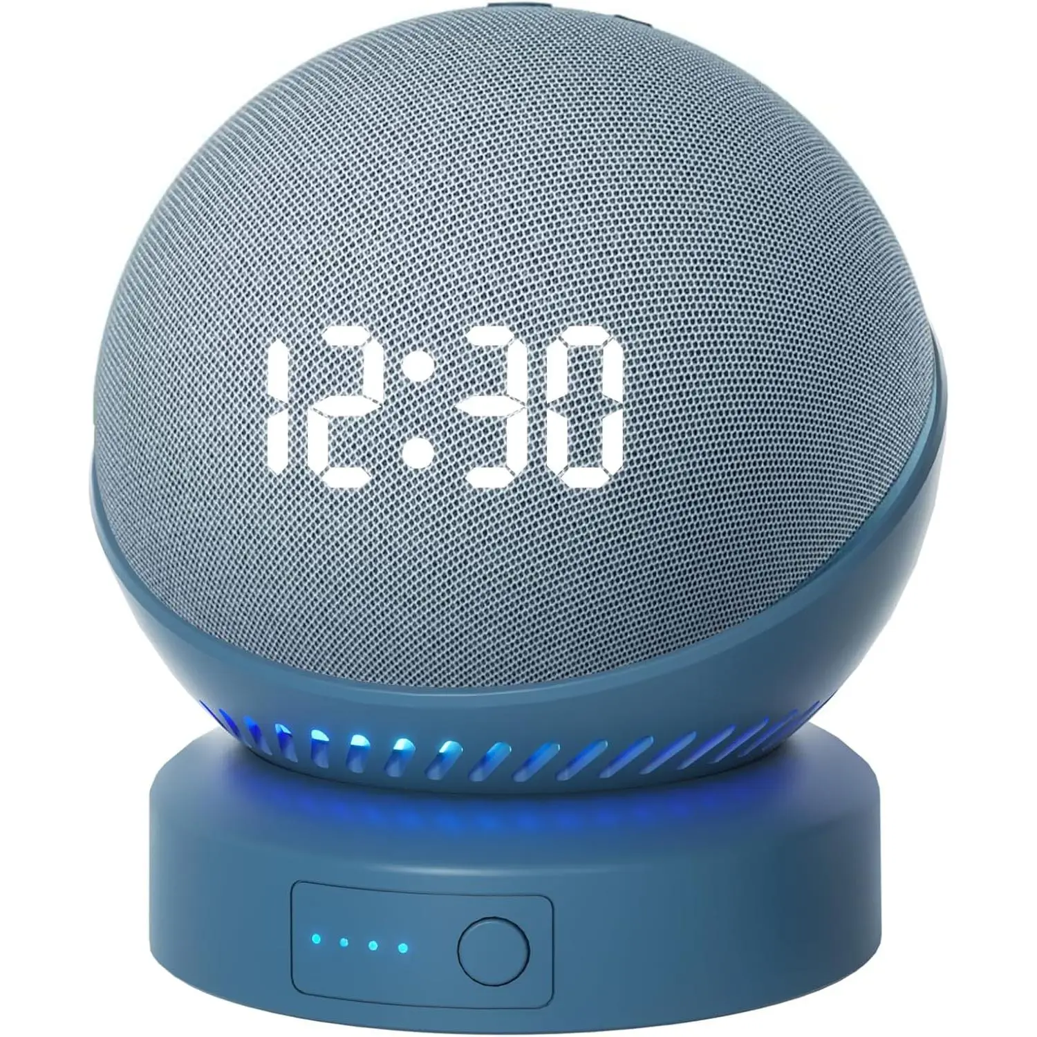 Silicone D0/T 5th Gen Portable Battery Base for Google Nest WiFi, Blue 5.2e3 mAh Audio Accessory (Speaker Not Included)