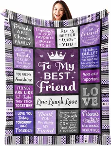 Best Friend Birthday Gifts for Women, Best Friend Blanket, Gifts for Best Friend Woman, Bestie Gifts for Women, Friendship Gifts for Women Friends, Christmas Throw Blankets Gifts for Friends