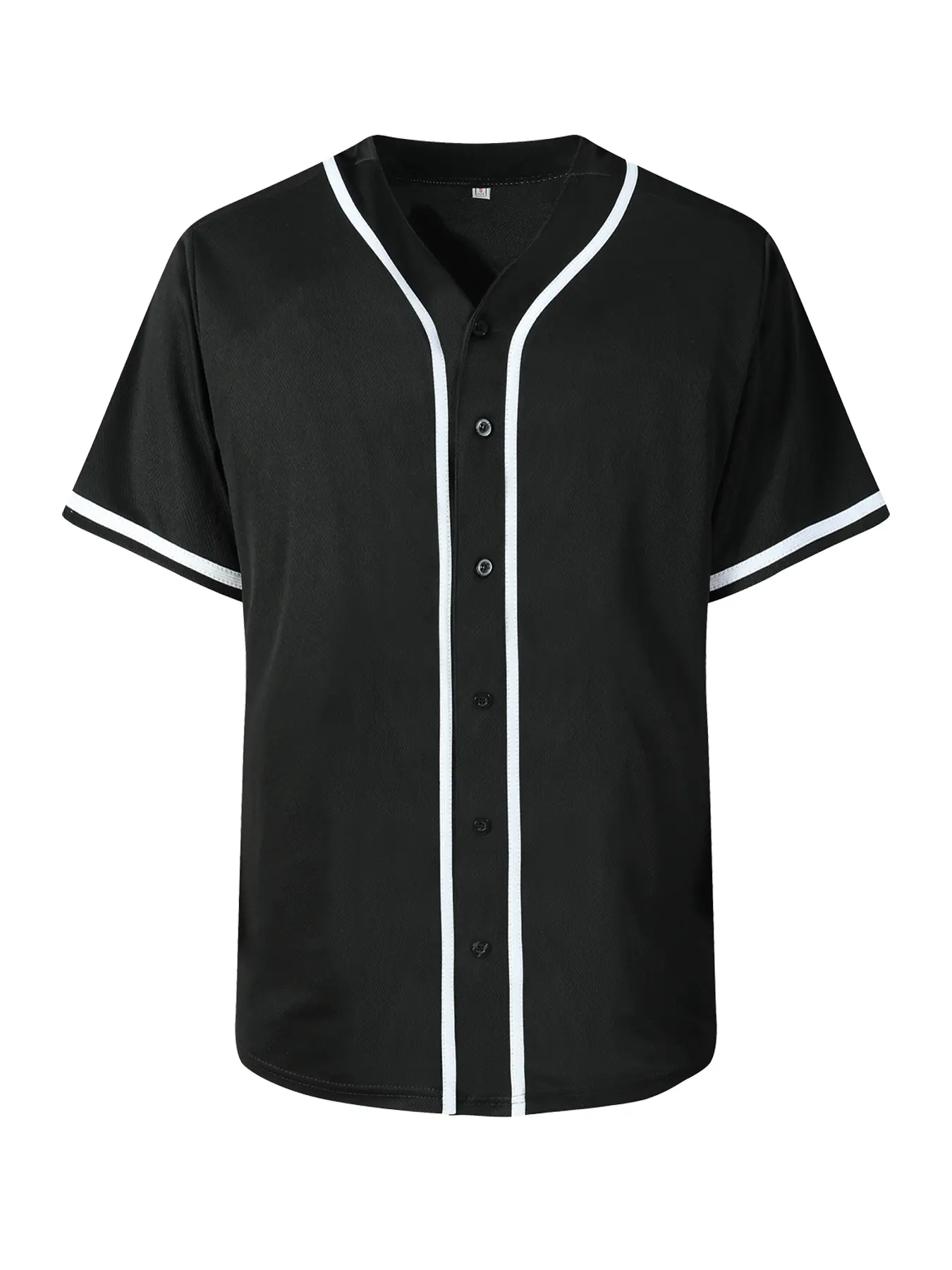 Blank Plain Hip Hop Hipster Baseball Jersey Button Down Shirts Sports Tops Casual Sporty Top Sports Uniforms Men Women Casual Sports Jersey