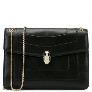 Pre-owned Bvlgari Black Chain Bag 27.5*4*19cm th260311193