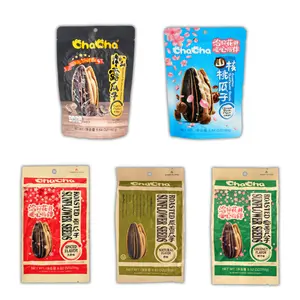 Chacha Organic Non-GMO Roasted Sunflower Seeds Box - 5 Pack Assorted Flavors - Original, Coconut, Truffle, Caramel, Pecan & Spiced - Healthy Chinese Snack