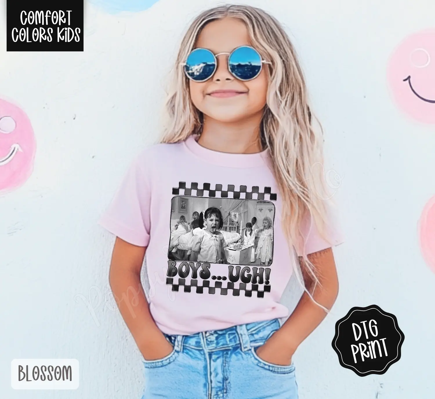 Boys Ugh Comfort Colors Youth Tshirt, Trendy Valentines Shirt