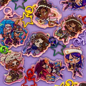 Arcane Season 2 Holographic Acrylic Keychains