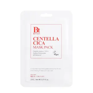 BENTON Centella Mask Pack(10 Sheets) - Korean Skin Care Face Mask with Centella Ampoule & Hyaluronic Acid Serum | For Face Dry & Sensitive