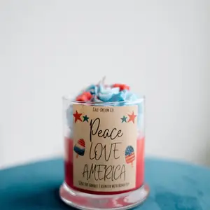 Americana Whipped Candle