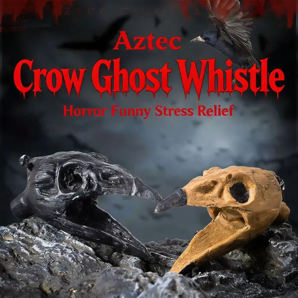 The Scariest Sound in the World!  Real Aztec Death Whistle - Screaming Skull - Perfect for Pranking Friends! Handmade Aztec Death Whistle: The Sound of 1000 Screams!  Unbelievable Sound Quality - Must-Have for Horror Fans!