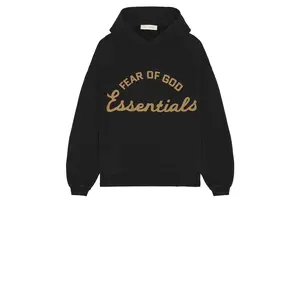 Fear of God ESSENTIALS Training 90's Hoodie in Faded Black