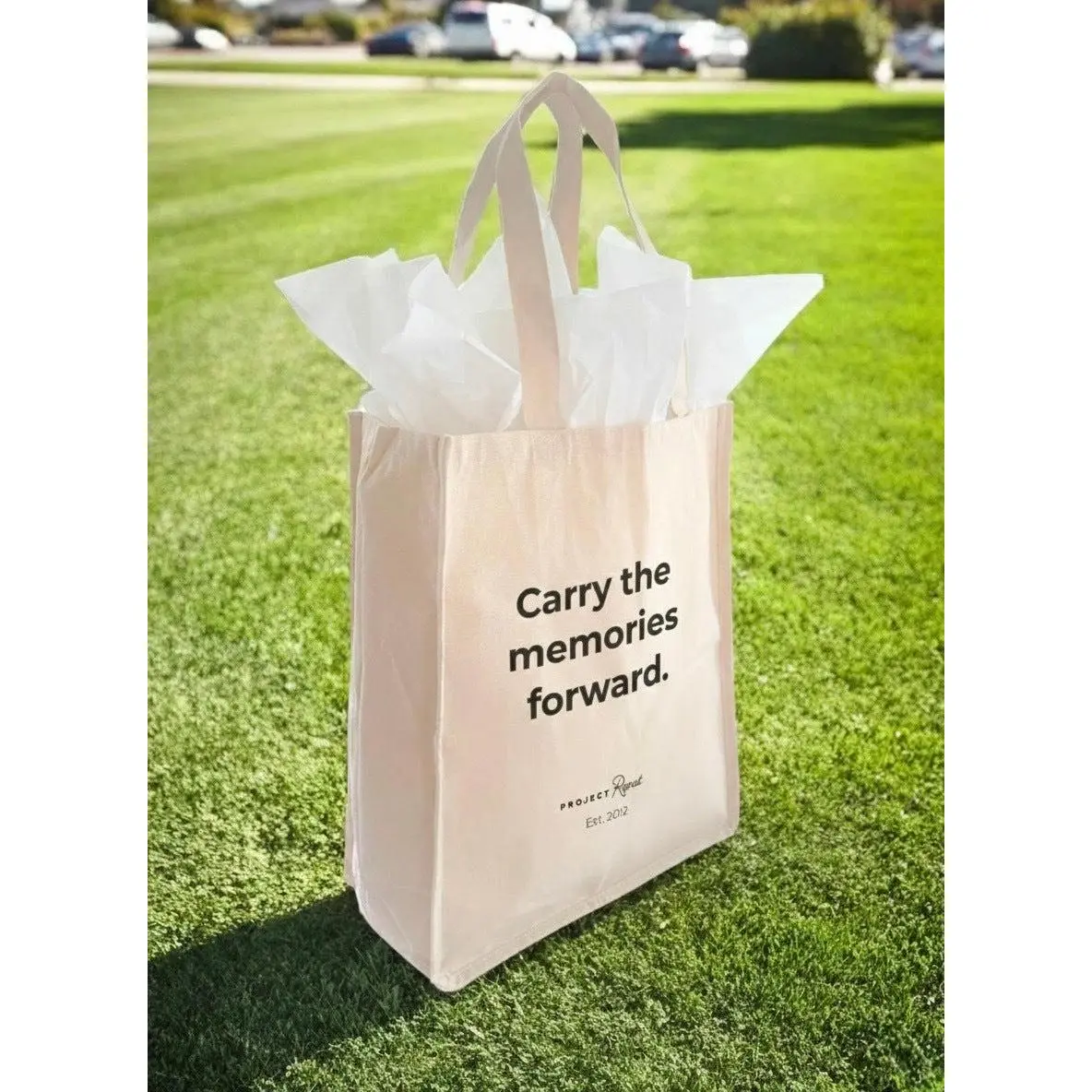 Reusable Canvas Gift Bag for Quilts