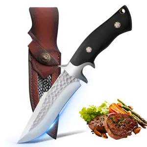 High quality meat slicing knife, stainless steel sharp blade, fast cutting, comfortable grip, suitable for restaurant, kitchen, barbecue use, gift recommendation.