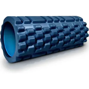 3-Zone Textured Foam Roller - Medium Density, 500 lb Capacity, Ultra-Light 12.5” Design for Deep Muscle Massage, Built to Last with Patented Technology