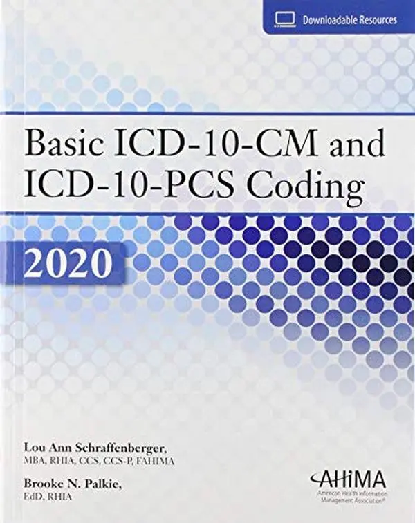 USED Book - Basic ICD-10-CM and ICD-10-PCS Coding 2020 by Lou Ann Schraffenberger (Paperback) - english