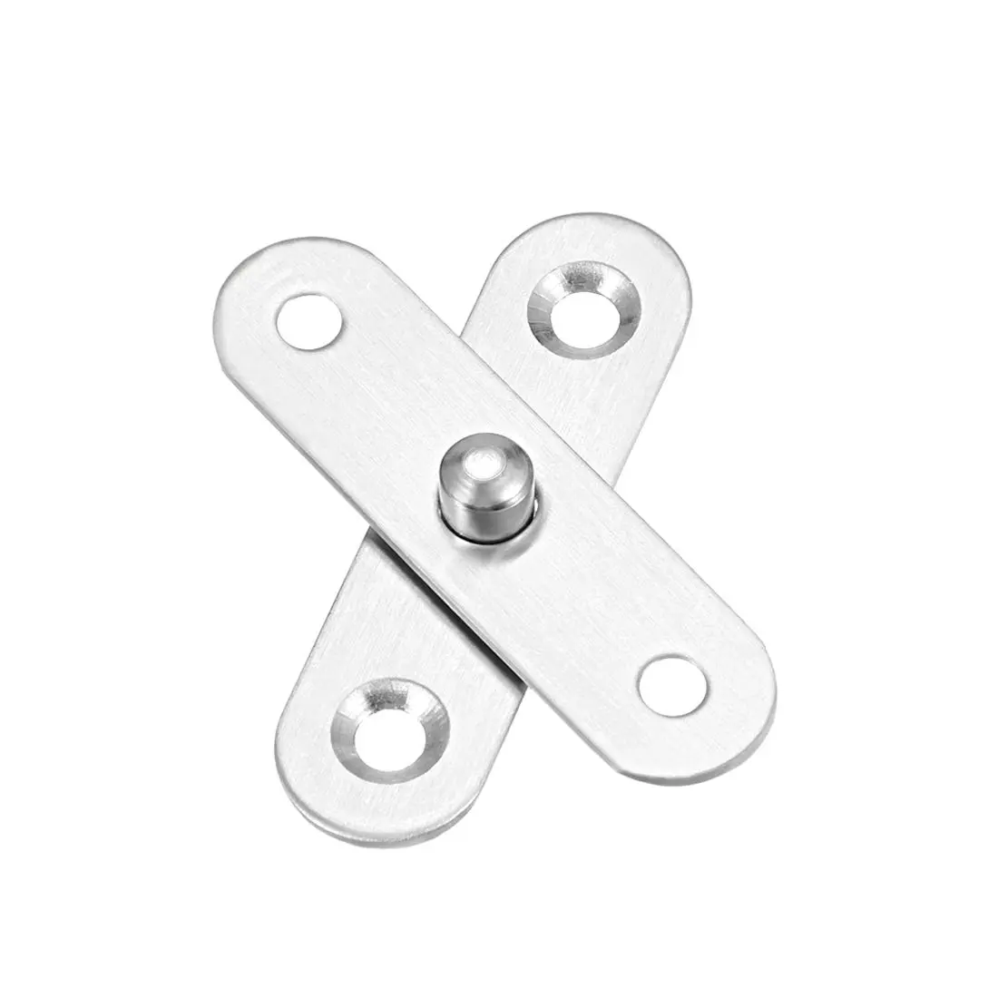 8 Sets Stainless Steel 360 Degree Rotating Door Pivot Hinge 57mm x 16mm