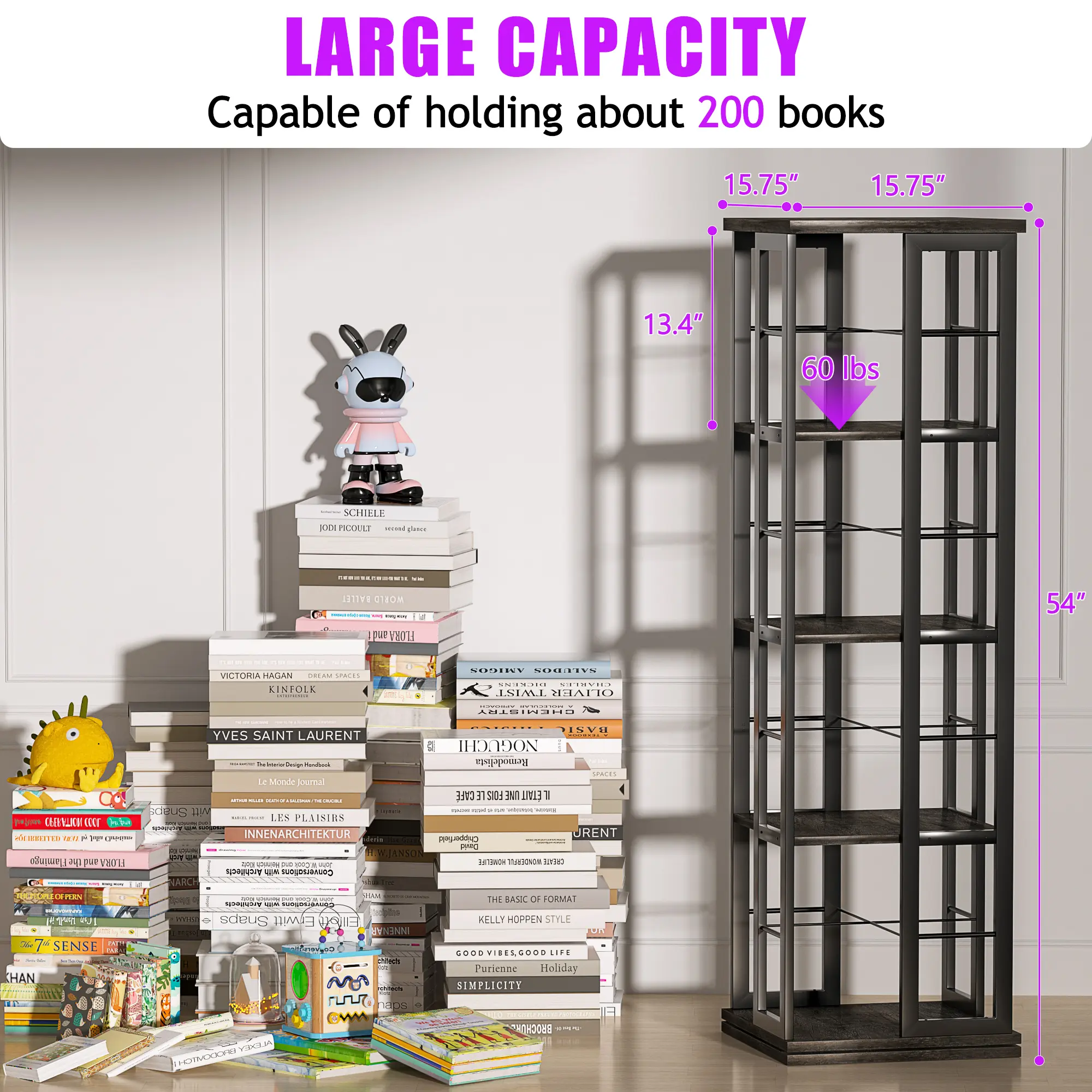 4 Tier-Upgraded Black Oak