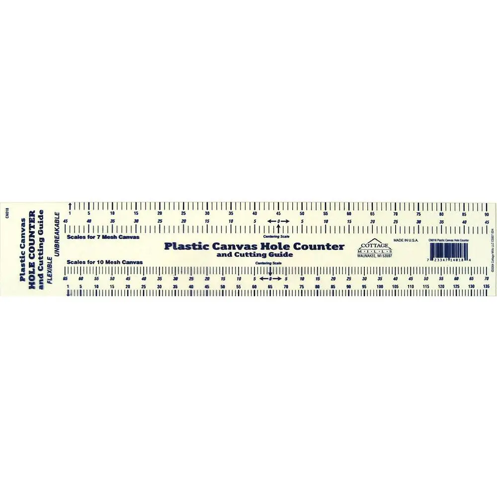 Plastic Canvas Hole Counter Ruler