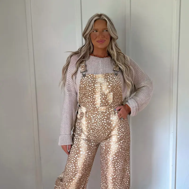 Country Couture Overalls- Mink