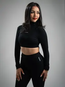 Kayactive Deluxe 2-Piece Set (Flared Pants and Turtle Neck Long Sleeve Top)