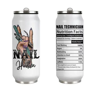 Nail Technician Tumbler 17oz - Straw Lid Leakproof Portable Water Bottle Salon Professional  Birthday Gifts Stainless Steel Insulation Cup