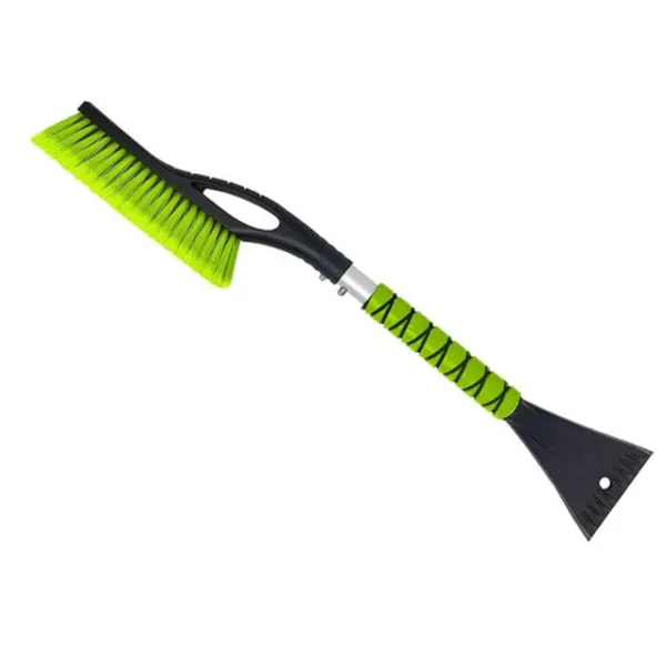 EcoNour 27-in Eco-Friendly Snow Brush & Ice Scraper Tool for Car Windshield - Car Wash Accessory with Acrylonitrile Butadiene Styrene & Aluminium Alloy Construction for Snow-Ice Removal, Green