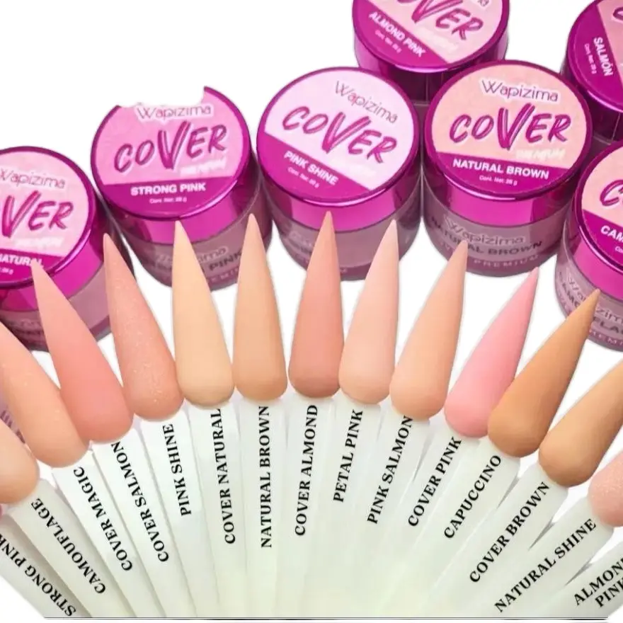 Wapizima Nails Premium Cover Acrylics for Flawless Nail Enhancements - 2oz Jar - Nail Care