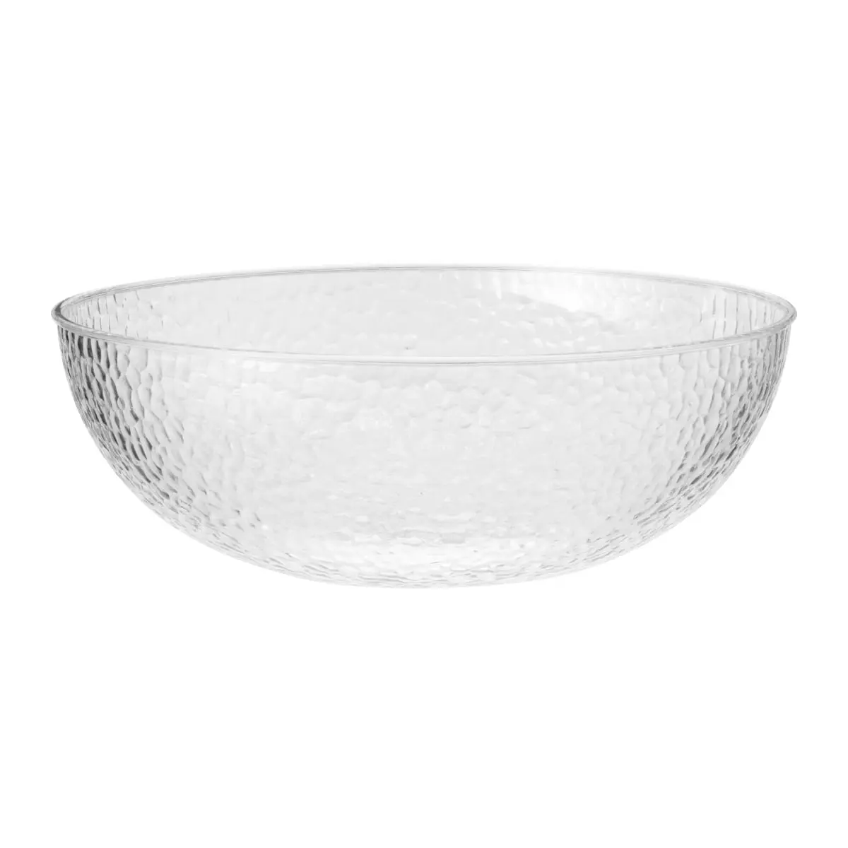 Creative Converting 347887 160 oz Clear Pebble Plastic Bowls - 12 Count