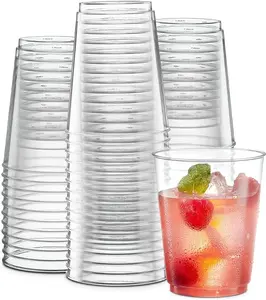 Disposable Plastic Tumblers ( Clear, 50pcs)