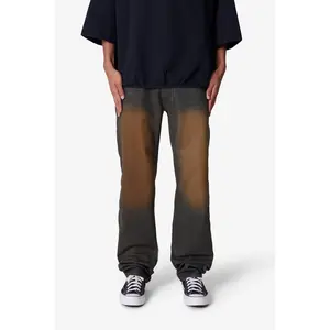 mnml D732 Rust Wash Denim - Black/Brown