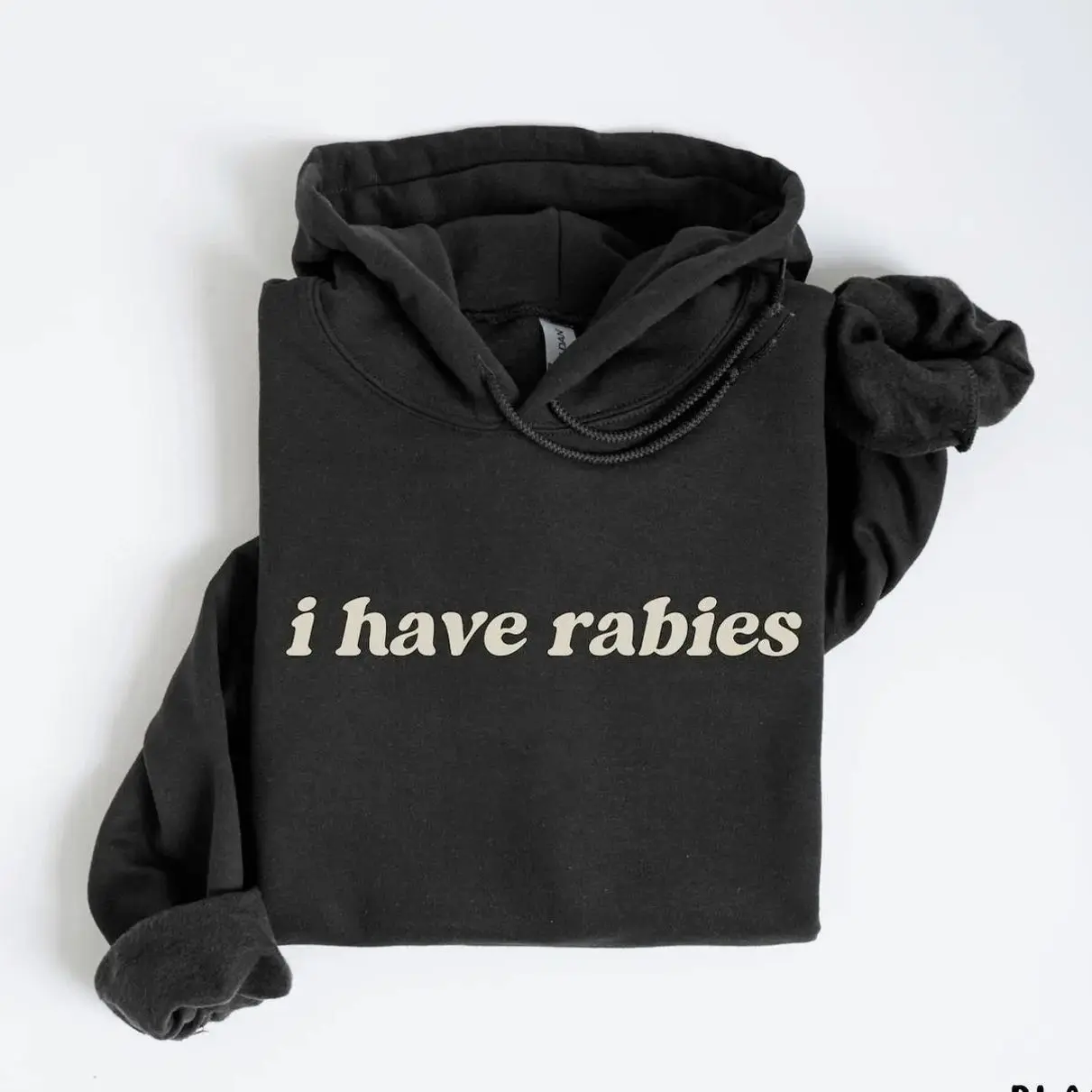 I Have Rabies Funny Hoodie, Unhinged Meme Sweatshirt, Grunge Y2k Clothing, Weird Dark Humor Pullover
