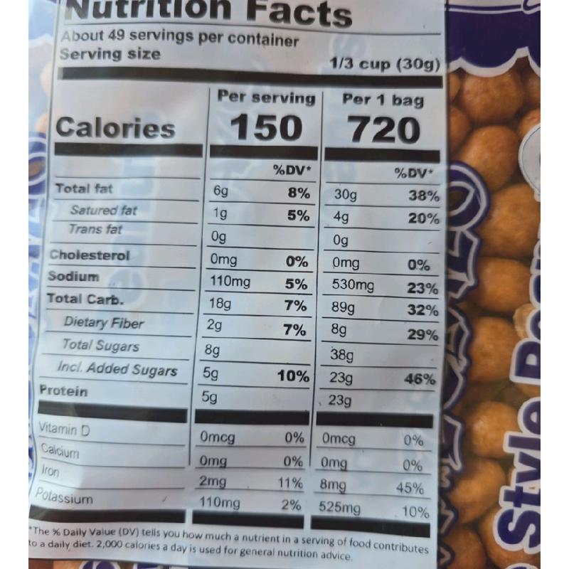 Manzela Japanese Style Peanuts 10 Bags of 5.22 oz (148g) - Sweet Snack