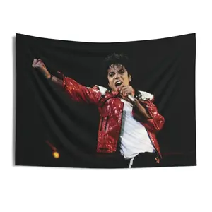 Michael Jackson Flag, Michael Jackson Tapestry, MJ Wall Flag, King of Pop Decor, Music Legend Flag, Michael Jackson Fan Gift