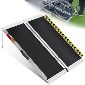 Portable Wheelchair Ramp 3FT, Non-Slip Aluminum Ramps for Wheelchairs for Home, Handicap Wheelchair Ramps for Home Steps, Aluminum Loading Dock Plates, Doorways, Curbs, Stairs