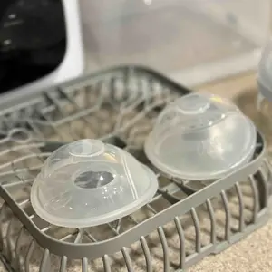 Silicone Removable Breast Pads, 2 Counts/set Washable Anti-overflow Pad Breastfeeding Accessories for Newborns & Infants, Baby & Maternity Supplies