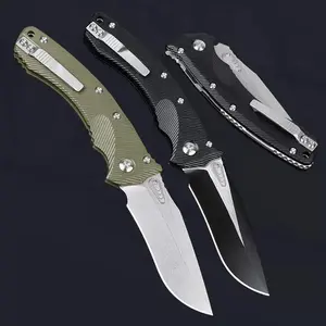 Survival Folding Knife M390 Camping G10 Aluminum  Aviation Aluminum Creative Folding Knife